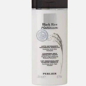Perlier Black Rice Platinum CLEANSING MILK  Face Cleanser 6.7 oz SEALED